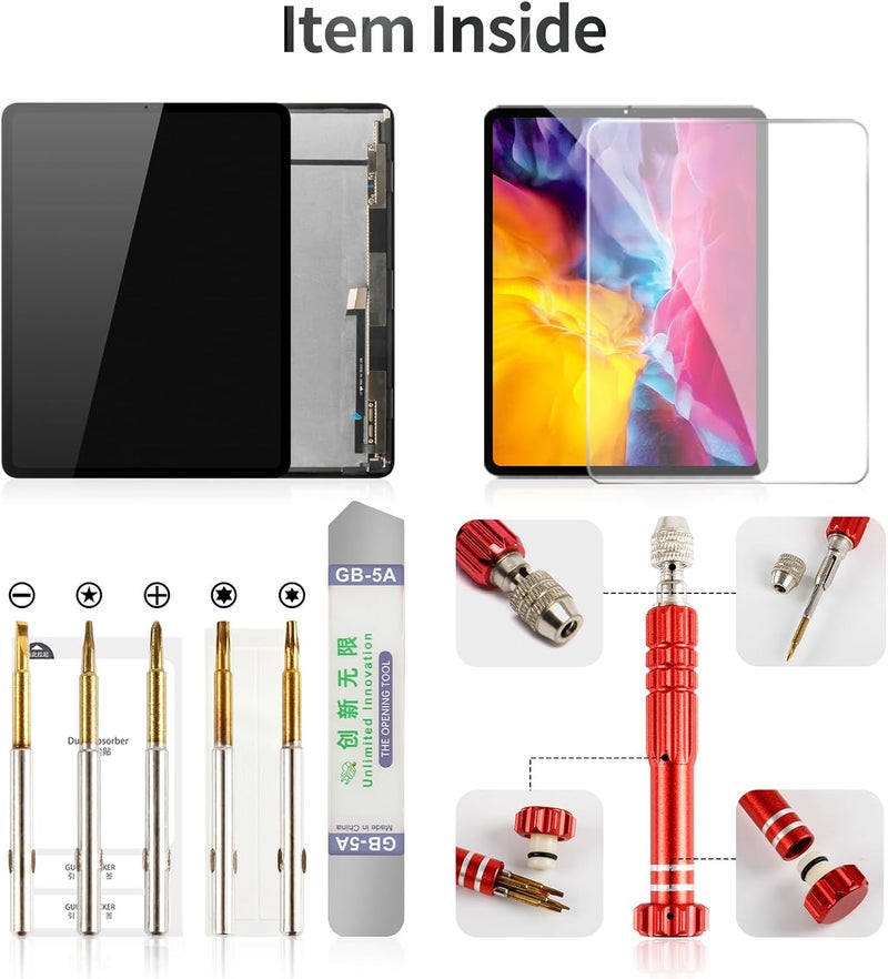 BEXUPULL استبدال شاشة لجهاز Samsung Tab A8 لجهاز Samsung Galaxy Tab A8 10.5 شاشة لمس رقمية 2021 لمجموعات إصلاح عرض LCD SM-X200 SM-X205 باللون الأسود 10.5" - Image 5